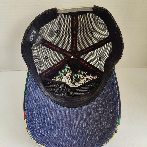 Ed Hardy Love Kills Slowly Hat VGC Adjustable by C. Audigier - Picture 7 of 11